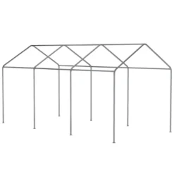 Outsunny 10' X 20' Carport, Portable Garage & Patio Canopy Tent, Adjustable Height, Anti-UV Cover For Car, Truck, Boat, Catering, Wedding -OUTSUNNY Sales GUEST 6151126c 8c89 49ad 9f9c 79785d4fdc5c