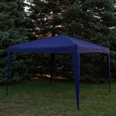 Northlight 10' X 10' Navy Blue Pop-Up Outdoor Canopy Gazebo 7 Northlight 10' X 10' Navy Blue Pop-Up Outdoor Canopy Gazebo - Image 5