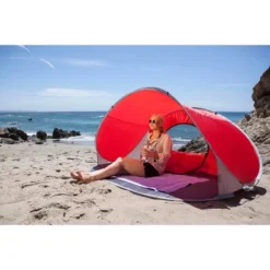 NFL Kansas City Chiefs Manta Portable Beach Tent - Red -OUTSUNNY Sales GUEST 64b1eca6 10fe 4252 b217 4bd640a0b121