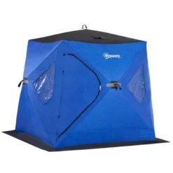 Outsunny 2 Person Insulated Ice Fishing Shelter Pop-Up Portable Ice Fishing Tent With Carry Bag And Anchors For -22℉ -OUTSUNNY Sales GUEST 654b06eb 4cde 4178 af9c 14cad7267d4a