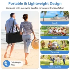 Costway 20 X 20 FT Beach Sunshade Canopy UPF50+ With Carry Bag & 8 Sandbags & Shovel 18 Costway 20 X 20 FT Beach Sunshade Canopy UPF50+ With Carry Bag & 8 Sandbags & Shovel -OUTSUNNY Sales GUEST 65ec09c8 b5f3 42c6 994a 1c3e75ede93a