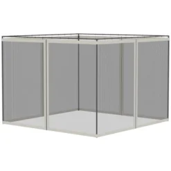 Outsunny Universal Replacement Mesh Sidewall Netting For Patio Gazebos And Canopy Tents With Zippers, (Sidewall Only) -OUTSUNNY Sales GUEST 67e39d47 d12b 4a67 b59e df15b6c9c843