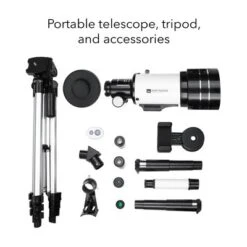 Dartwood Astronomical Telescope - 360° Rotational Telescope - Multiple Eyepieces Included For Different Zoom (Black/White, 3 Pack) -OUTSUNNY Sales GUEST 683d0e4b 4423 4562 93ac 12dae92a8c36 2