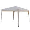 Northlight 10' X 10' Beige Pop-Up Outdoor Canopy Gazebo -OUTSUNNY Sales GUEST 69a8964a 28b4 484b 846e e19cf7ec071a