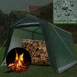 Costway 10'x10' Patio Tent Carport Storage Shelter Shed Car Canopy Heavy Duty Green -OUTSUNNY Sales GUEST 6aab55c5 8207 4d9d a9ba b71b5c023fcd