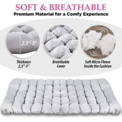 Zone Tech Set Of 2 Folding Outdoor Camping Travel Cot And Cot Pad - Classic Grey Lightweight Portable Heavy Duty Adult & Kids Travel Cot And Cushion 10 Zone Tech Set Of 2 Folding Outdoor Camping Travel Cot And Cot Pad - Classic Grey Lightweight Portable Heavy Duty Adult & Kids Travel Cot And Cushion -OUTSUNNY Sales GUEST 70d8fb89 d17d 418c a623 0351de7db3da