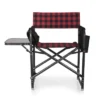Picnic Time Outdoor Directors Chair - Red/Black