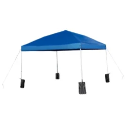 Flash Furniture 10'x10' Pop Up Event Straight Leg Canopy Tent With Sandbags And Wheeled Case -OUTSUNNY Sales GUEST 73b772c4 e8b8 49c5 9933 f5bef437c0eb