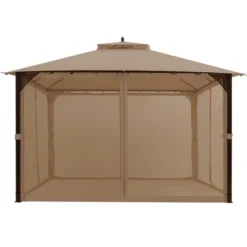 Tangkula 12' X 10' Octagonal Tent Outdoor Gazebo Canopy Shelter With Mosquito Netting -OUTSUNNY Sales GUEST 73bd5084 125f 4530 b8bc 168535d1f07f