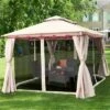 Tangkula 13'x10'Outdoor Canopy Gazebo Art Steel Frame 2-Tiers Party Patio Large Canopy Gazebo W/Netting&Side Walls 1 Tangkula 13'x10'Outdoor Canopy Gazebo Art Steel Frame 2-Tiers Party Patio Large Canopy Gazebo W/Netting&Side Walls -OUTSUNNY Sales GUEST 75c1fc02 0b19 454c 8ec5 953a28d30d4c