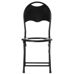 PLAYBERG Black Folding Portable Toilet Seat For Camping And Hiking With Backrest -OUTSUNNY Sales GUEST 7876d6f3 ea8c 487c 819d d8e4d4e55b6c