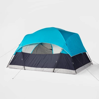 8 Person Modified Dome Tent Blue - Embark™ 3 8 Person Modified Dome Tent Blue - Embark™
