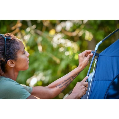 Coleman 10'x10' Skyshade Screendome Shelter - Blue Lights 8 Coleman 10'x10' Skyshade Screendome Shelter - Blue Lights - Image 7