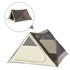 Outsunny 2-3 People Pop Up Camping Tent Waterproof Automatic Instant Tent Portable Cabana Beach Tent W/ Carry Bag, Windows And Doors -OUTSUNNY Sales GUEST 7dd85437 7b37 48e9 b063 fc008237d647