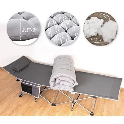 Zone Tech Outdoor Camping Cot Pads Mattress - Comfortable Thicker Cotton Sleeping Cot Lightweight Waterproof Bottom Pad Mattress 7 Zone Tech Outdoor Camping Cot Pads Mattress - Comfortable Thicker Cotton Sleeping Cot Lightweight Waterproof Bottom Pad Mattress - Image 5