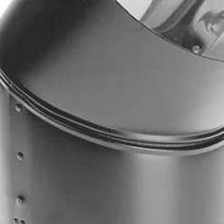 DuraVent 6DVL-E45 DVL Galvanized Steel/Stainless Steel Double Wall Wood Burning Stove 45 Degree Elbow Connector, 6 Inch Diameter