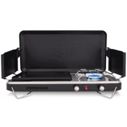Hike Crew 2-in-1 Portable Gas Camping Stove/Grill With Griddle -OUTSUNNY Sales GUEST 8645a5c7 38e5 4c11 910e 4c8f62d2445b