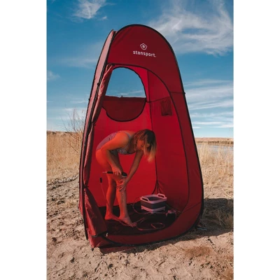 Stansport Pop Up Privacy Shelter Red 11 Stansport Pop Up Privacy Shelter Red - Image 9