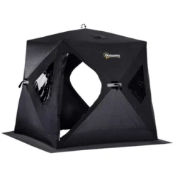 Outsunny 2 Person Insulated Ice Fishing Shelter Pop-Up Portable Ice Fishing Tent With Carry Bag And Anchors For -22℉ -OUTSUNNY Sales GUEST 86c9e0a4 1608 4d59 9708 cb0d5831fc9f