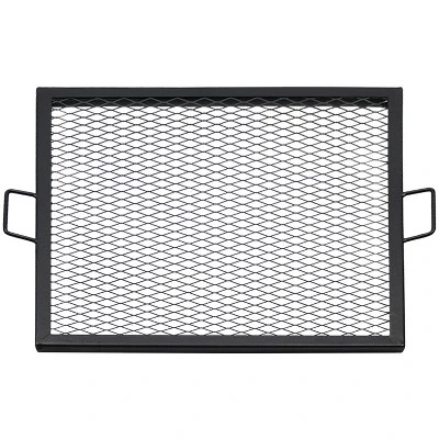 Sunnydaze Decor Sunnydaze Outdoor Camping Or Backyard Heavy-Duty Steel Square X-Marks Fire Pit Cooking Grilling Grate 9 Sunnydaze Decor Sunnydaze Outdoor Camping Or Backyard Heavy-Duty Steel Square X-Marks Fire Pit Cooking Grilling Grate - Image 7
