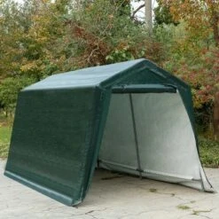 Costway 8'x14' Patio Tent Carport Storage Shelter Shed Car Canopy Heavy Duty Green -OUTSUNNY Sales GUEST 8dcb6776 0c3f 4bb3 8b37 e355dbc912a6