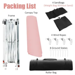 Tangkula 10x17ft Pop Up Canopy 3 Height Adjustment Folding Tent With Roller Bag 21 Tangkula 10x17ft Pop Up Canopy 3 Height Adjustment Folding Tent With Roller Bag -OUTSUNNY Sales GUEST 8e5fbe20 c75b 4784 9443 871b9d9a93f5