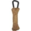 Gear Aid 50 Ft. Heavy Duty Fire Strand 550 Paracord With Carabiner - Coyote