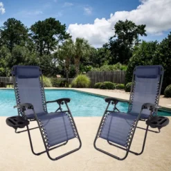 Zero Gravity Lounge Chairs- Set Of 2
