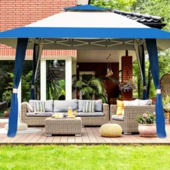 Tangkula 13' X13' Folding Gazebo Canopy Patio Outdoor Tent Party Shade Shelter -OUTSUNNY Sales GUEST 99b9e3c1 edcb 4c26 9c4b 0607c1978cd1