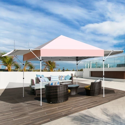 Tangkula 10x17ft Pop Up Canopy 3 Height Adjustment Folding Tent With Roller Bag 5 Tangkula 10x17ft Pop Up Canopy 3 Height Adjustment Folding Tent With Roller Bag - Image 3