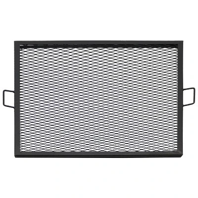 Sunnydaze Decor Sunnydaze Outdoor Camping Or Backyard Heavy-Duty Steel Square X-Marks Fire Pit Cooking Grilling Grate 10 Sunnydaze Decor Sunnydaze Outdoor Camping Or Backyard Heavy-Duty Steel Square X-Marks Fire Pit Cooking Grilling Grate - Image 8