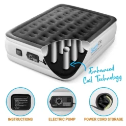 SereneLife Full Size Inflatable Premium Airbed Flocked PVC Mattress For Travel And Camping With Internal AC Pump, Storage Bag, And 2 Repair Patches 9 SereneLife Full Size Inflatable Premium Airbed Flocked PVC Mattress For Travel And Camping With Internal AC Pump, Storage Bag, And 2 Repair Patches -OUTSUNNY Sales GUEST 9ca7eb3d 9438 4cd5 afda 567bbe37f6d3