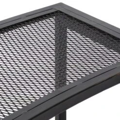 Sunnydaze Decor Sunnydaze Outdoor Lightweight And Portable Metal Patio Side End Table Or Backless Bench Seat With Mesh Top - 23" -OUTSUNNY Sales GUEST a294b209 136d 419b b28e d6d6b0c5ef07