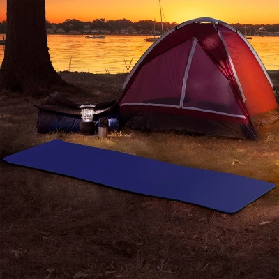Foam Sleeping Pad - Lightweight 0.5-Inch-Thick Waterproof Camping Mat With Carry Handle For Cots, Tents, Hiking, And Sleepovers By Wakeman Outdoors 3 Foam Sleeping Pad - Lightweight 0.5-Inch-Thick Waterproof Camping Mat With Carry Handle For Cots, Tents, Hiking, And Sleepovers By Wakeman Outdoors