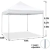 SUGIFT 10 Ft. X 10 Ft. White Instant Canopy Pop Up Tent With Carry Bag -OUTSUNNY Sales GUEST a72ccb67 a08d 41ef 9a7a fb513aa70cb3