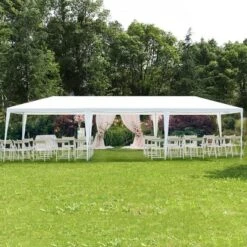 Costway 10'x30' Party Wedding Tent Canopy Heavy Duty Pavilion 5 Sidewall -OUTSUNNY Sales GUEST a72fe41e a27e 4bfe afbf 0a33132e2280