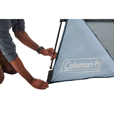 Coleman 10'x10' Skyshade Screendome Shelter - Blue Lights 3 Coleman 10'x10' Skyshade Screendome Shelter - Blue Lights - Image 2