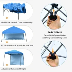 Costway 10ft X 10ft Pop Up Tent Slant Leg Canopy W/ Roll-up Side Wall 21 Costway 10ft X 10ft Pop Up Tent Slant Leg Canopy W/ Roll-up Side Wall -OUTSUNNY Sales GUEST a7ac15f6 64f0 4985 8018 adb171f8fafc