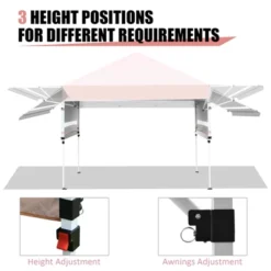 Tangkula 10x17ft Pop Up Canopy 3 Height Adjustment Folding Tent With Roller Bag 20 Tangkula 10x17ft Pop Up Canopy 3 Height Adjustment Folding Tent With Roller Bag -OUTSUNNY Sales GUEST a7d9bf63 8601 4168 b3a8 31845bcf07d1