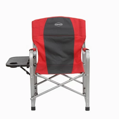 Kamp-Rite Portable Folding Director's Chair With Side Table & Cup Holder For Camping, Tailgating, And Sports, 350 LB Capacity 8 Kamp-Rite Portable Folding Director's Chair With Side Table & Cup Holder For Camping, Tailgating, And Sports, 350 LB Capacity - Image 6