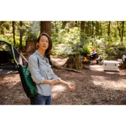 Cascade Mountain Tech High Back Camp Chair - Green -OUTSUNNY Sales GUEST b02fbd27 12d6 4667 8fa2 ea9a6ed82ca0