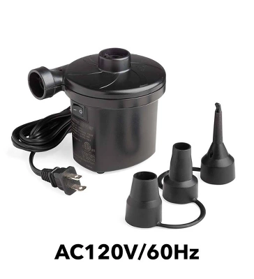 HearthSong Portable Lightweight Electric Pump With Multiple Nozzle Attachments For Inflatables 5 HearthSong Portable Lightweight Electric Pump With Multiple Nozzle Attachments For Inflatables - Image 3