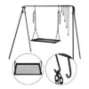 Bruntmor Cast Iron Outdoor Portable Swing Hanging Campfire Cooking Stand -OUTSUNNY Sales GUEST b2b70829 e70d 48df 9fe4 560473d506b8