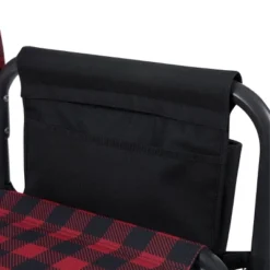 Picnic Time Outdoor Directors Chair - Red/Black -OUTSUNNY Sales GUEST b695236b 7487 4f0d aa47 99f3b91ae4a4