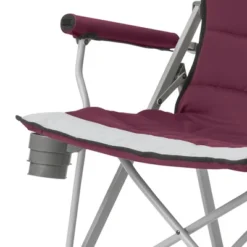 CORE Set Of 2 300-Pound Capacity Padded Hard Arm Chair W/Storage Pockets & Carry Bag W/Instant 10-Foot Outdoor Pop-Up Shade Canopy Shelter Tent, Gray -OUTSUNNY Sales GUEST b855bf80 31ad 43dd a13e 6357b29c940f