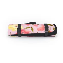 Ninola Design Fresh Flowers Pink Picnic Blanket - Deny Designs