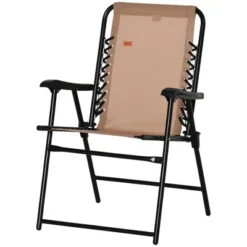 Outsunny Patio Folding Dining Chair, Outdoor Portable Armchair, Lawn Chair For Camping, Pool, Beach, Or Deck -OUTSUNNY Sales GUEST c4a504c5 60dc 4420 afea 738f080e65c6