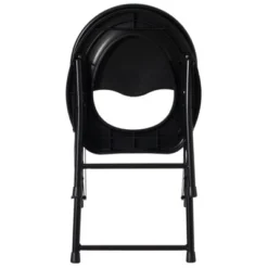 PLAYBERG Black Folding Portable Toilet Seat For Camping And Hiking With Backrest -OUTSUNNY Sales GUEST c828c947 c0fa 43f3 b6f4 4b72254404f2