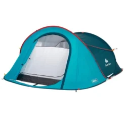 Decathlon Quechua Quechua 2 Second Waterproof Pop Up Camping Tent 3 Person, Storm Gray -OUTSUNNY Sales GUEST c89f8ceb fe3d 4065 a6e3 8fe0ce109a87
