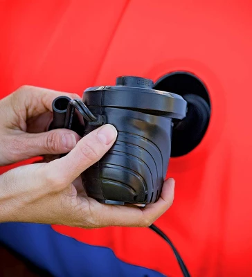 HearthSong Portable Lightweight Electric Pump With Multiple Nozzle Attachments For Inflatables 4 HearthSong Portable Lightweight Electric Pump With Multiple Nozzle Attachments For Inflatables - Image 2